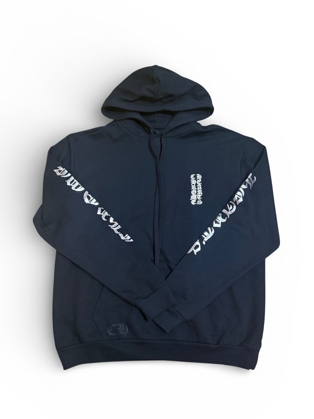 Chrome Hearts 1988 Vertical Logo Pullover Hoodie "Black"