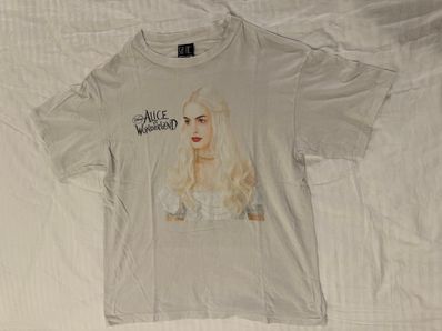 © SAINT Mxxxxxx x Disney Alice In Wonderland QN Short Sleeve T-shirt "White"