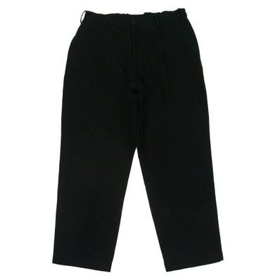 GRAPHPAPER グラフペーパー 23AW GM233-40243B Supima Moleskin Tapered Trousers スーピマ モールスキン テーパード トラウザーズ パンツ ブラック系 1【中古】