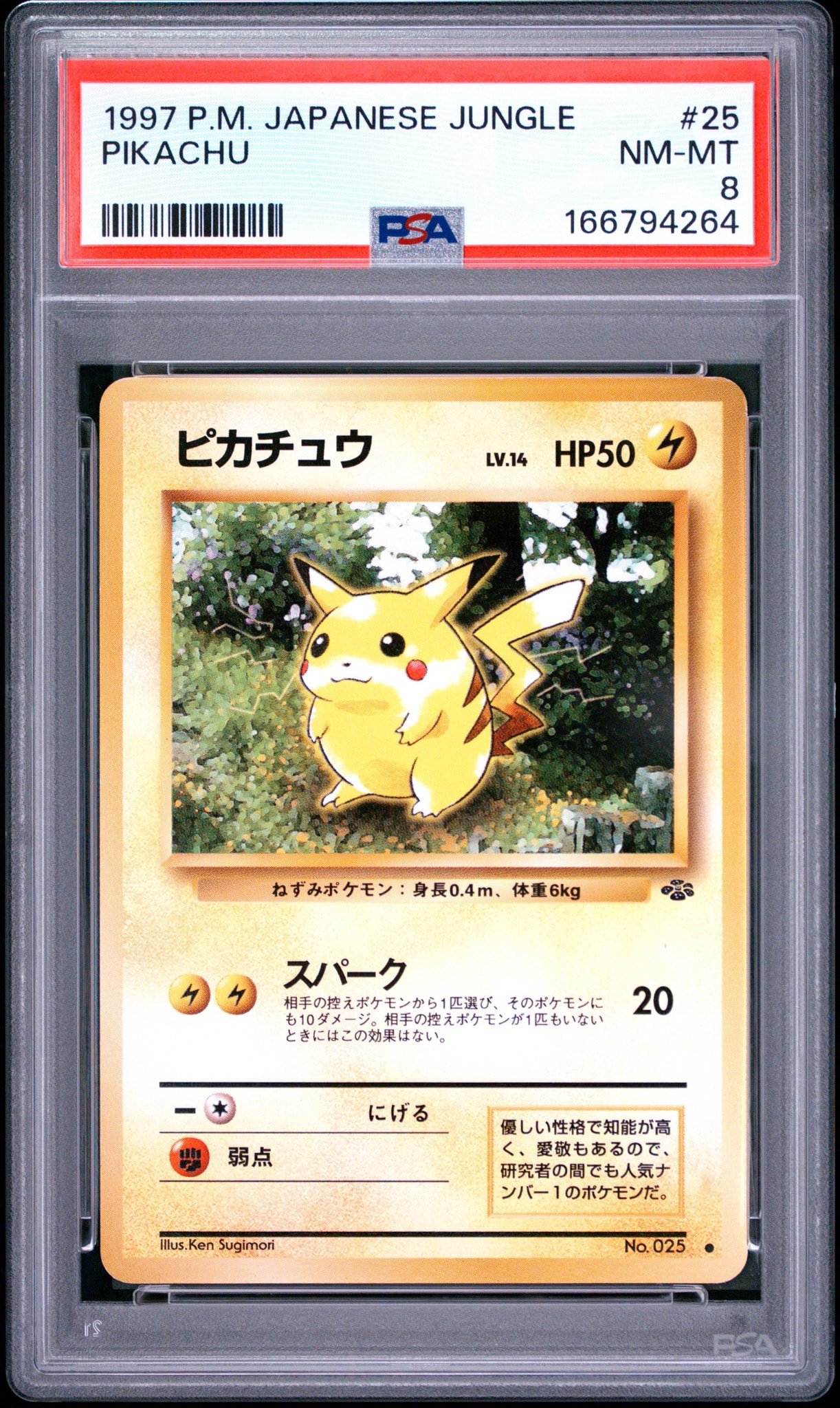 ピカチュウ ● : 旧裏 [PMCG2 No.025](拡張パック「ポケモンジャングル」)