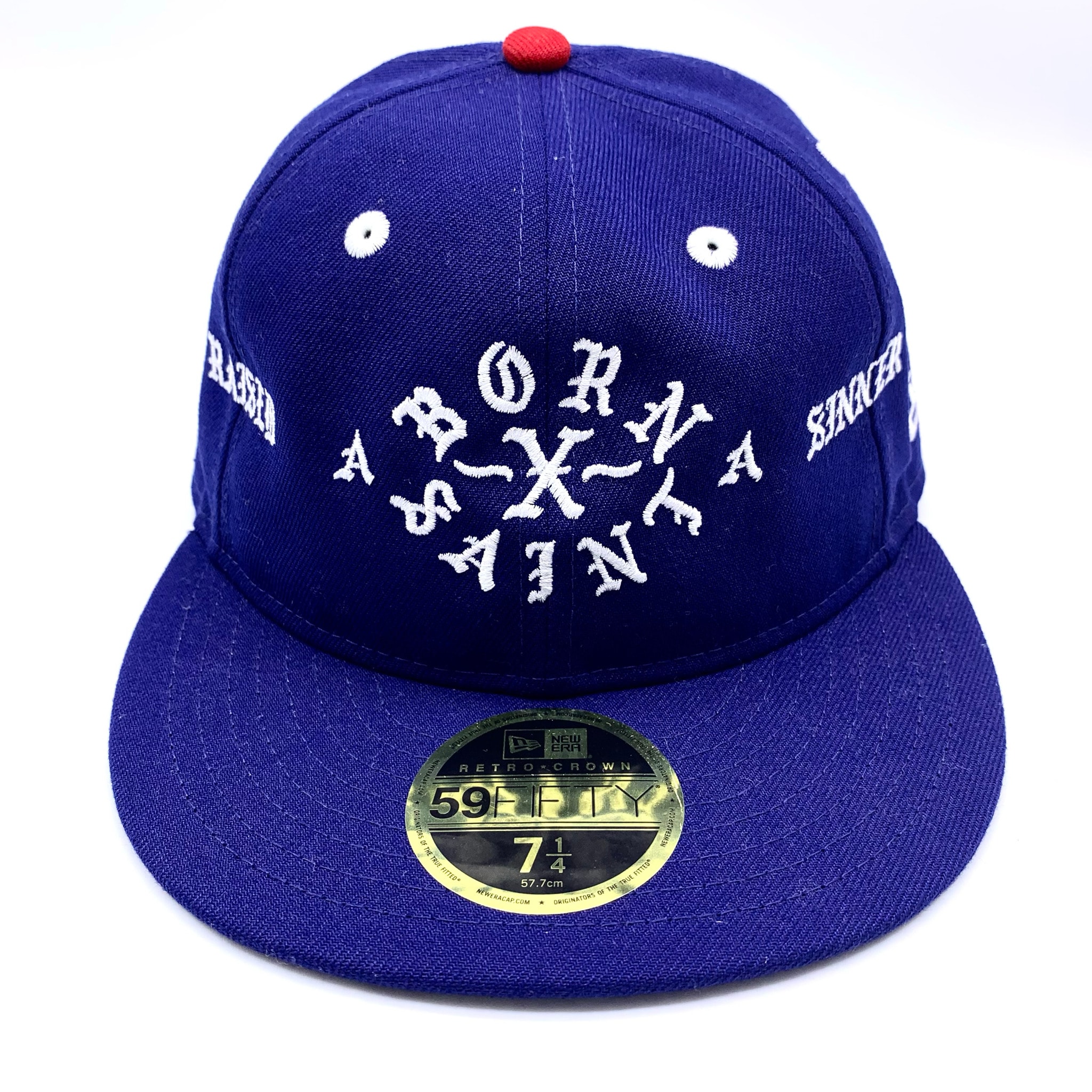 NEW ERA x SAINT Mxxxxxx x BORN & RAISED 59FIFTY Baseball Cap "Blue"