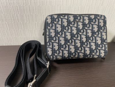 Dior Pouch with Shoulder Strap "Black"