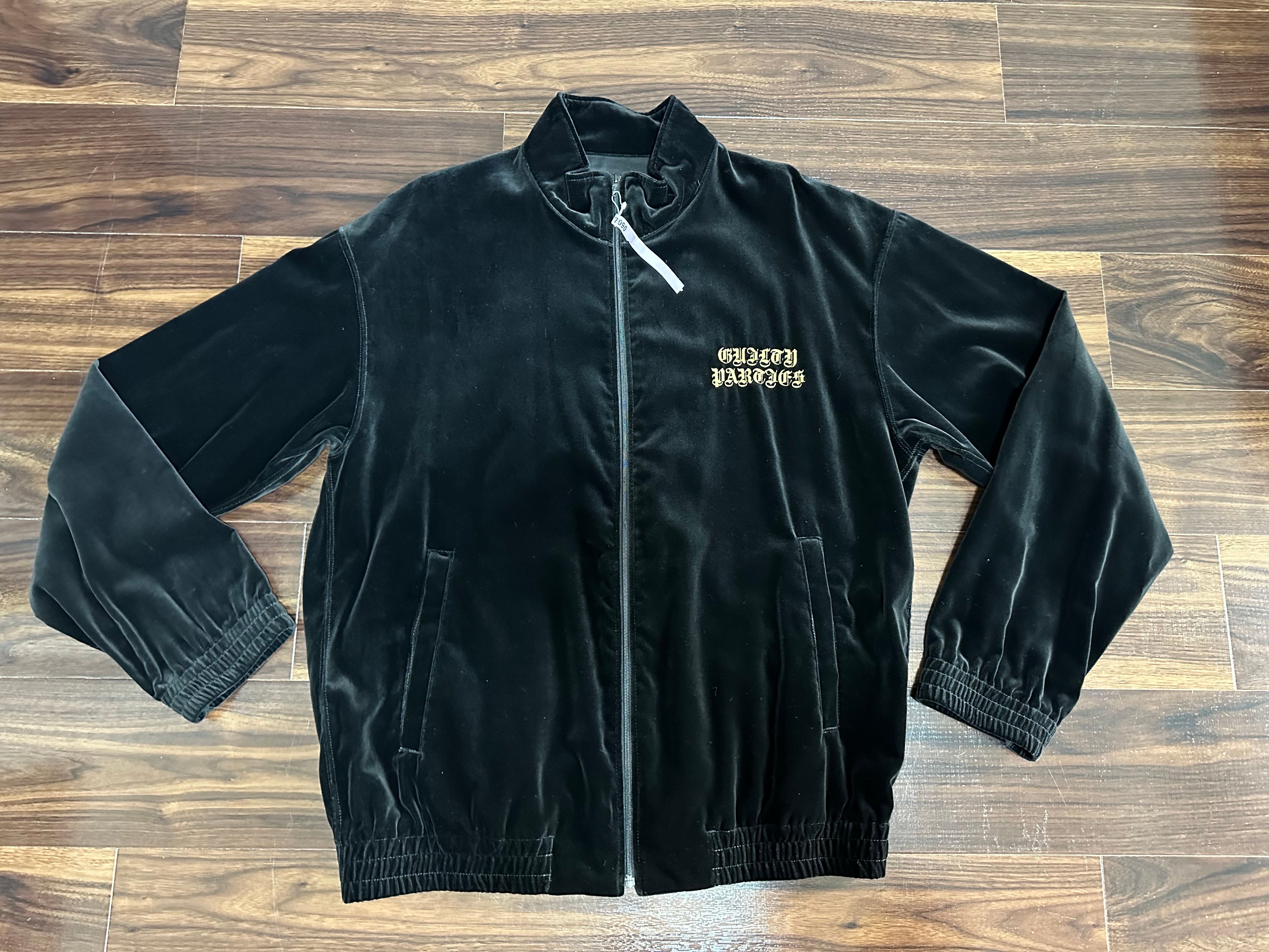 WACKO MARIA Velvet Track Jacket "Black"
