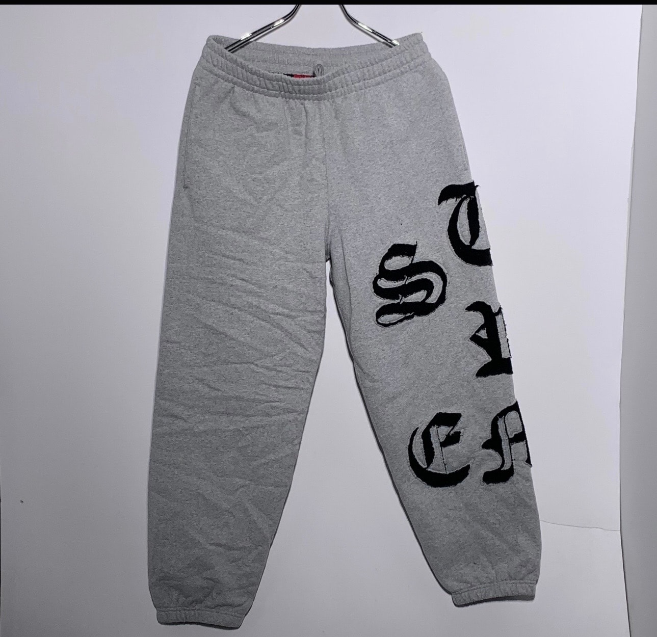 Supreme Cut Out Sweatpant "Heather Grey"