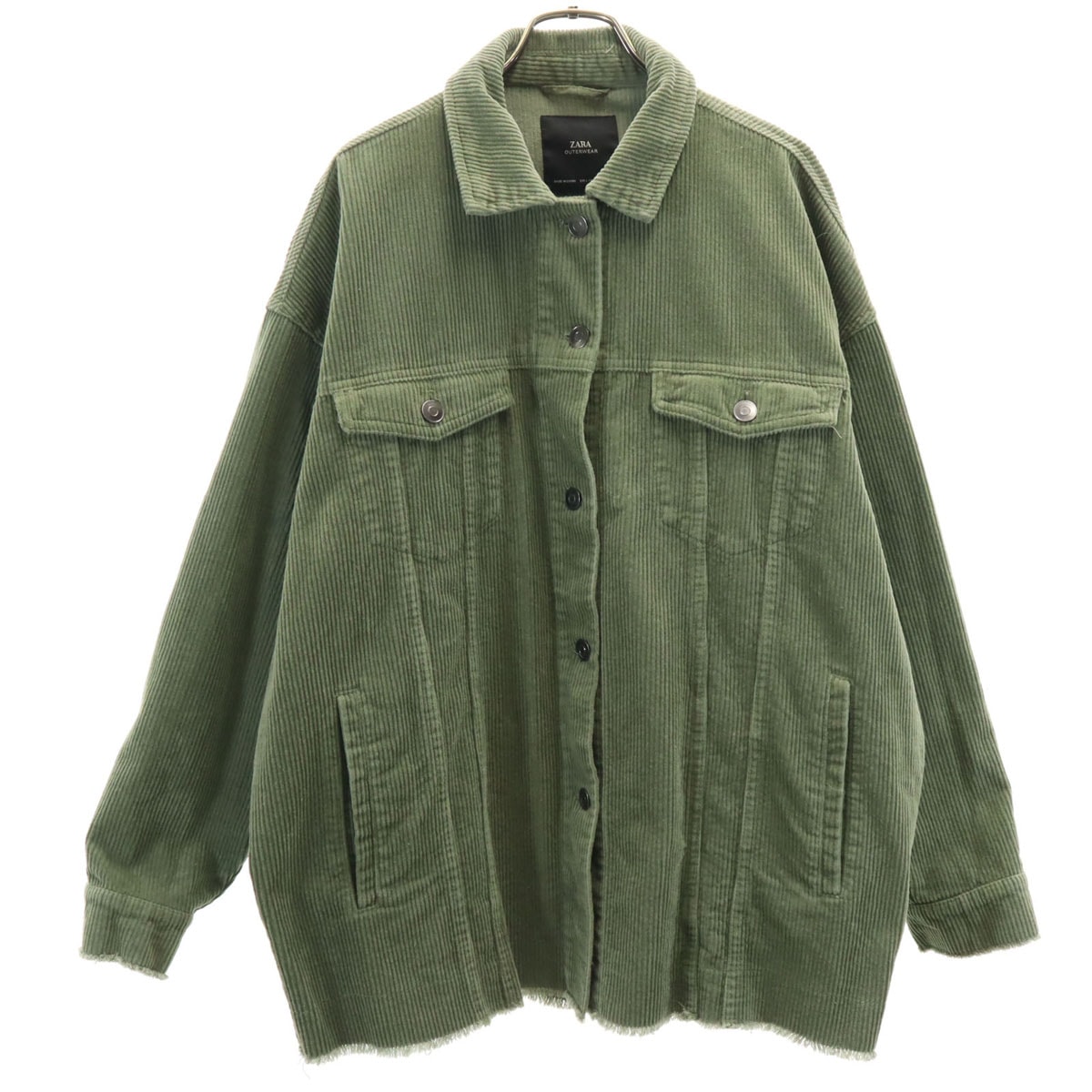 ZARA ザラ コーデュロイジャケット L カーキ