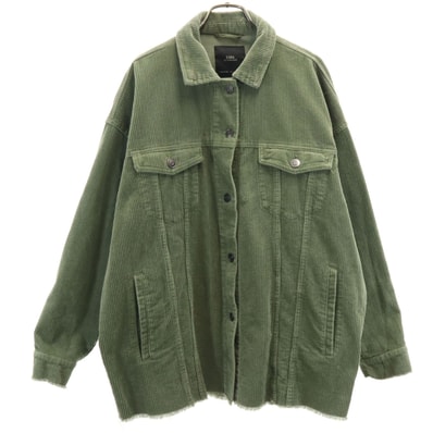 ZARA ザラ コーデュロイジャケット L カーキ