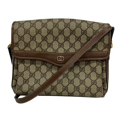 GUCCI グッチ ショルダーバッグ オールドグッチ GGスプリーム ヴィンテージ 001-113-6165 ベージュ
