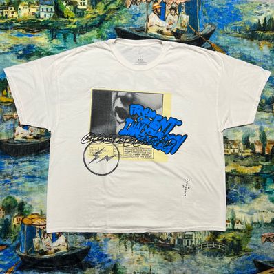 Travis Scott Cactus Jack For Fragment Manifest Tee "White"