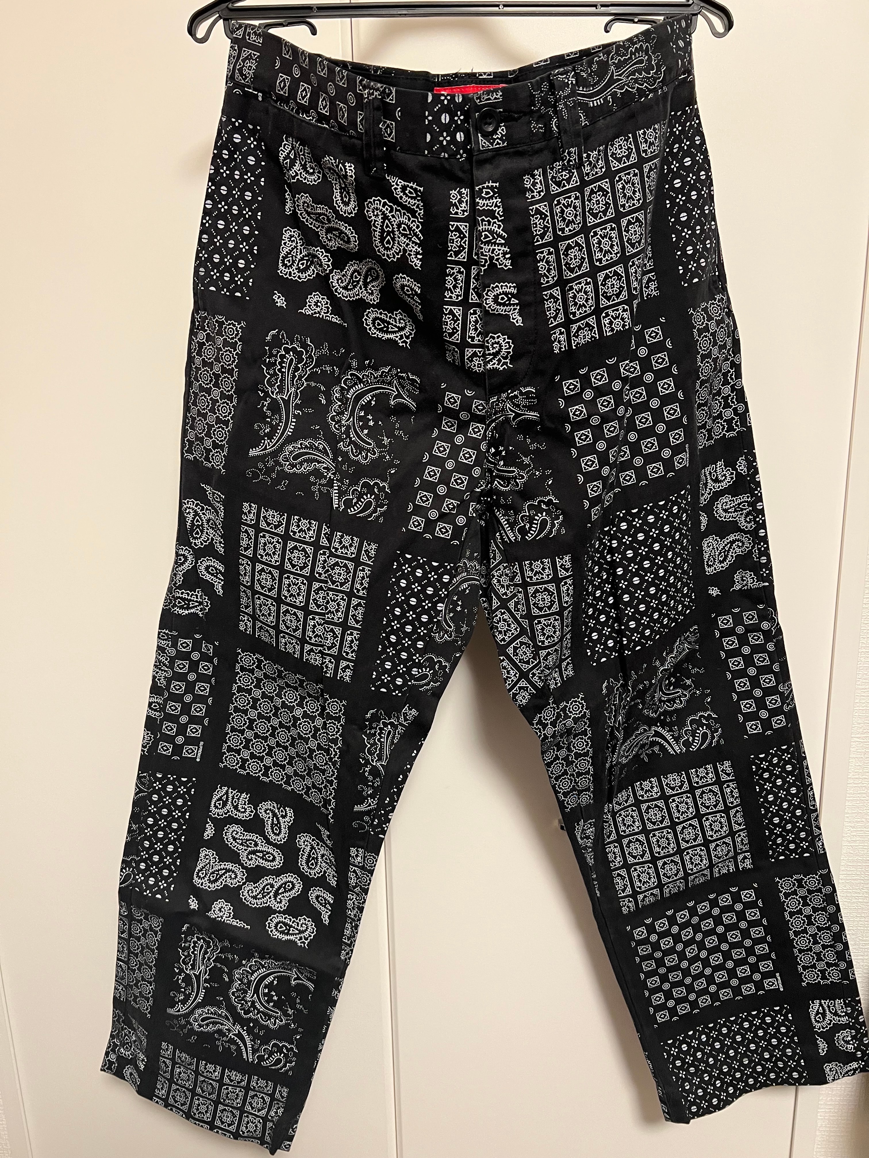 パンツ Black 36 20SS Supreme Paisley Grid Chino Supreme Paisley Grid Chino Pant 