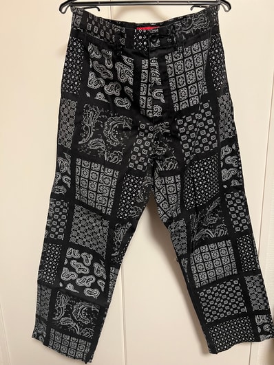 Supreme Paisley Grid Chino Pant Supreme Paisley Grid Chino Pant