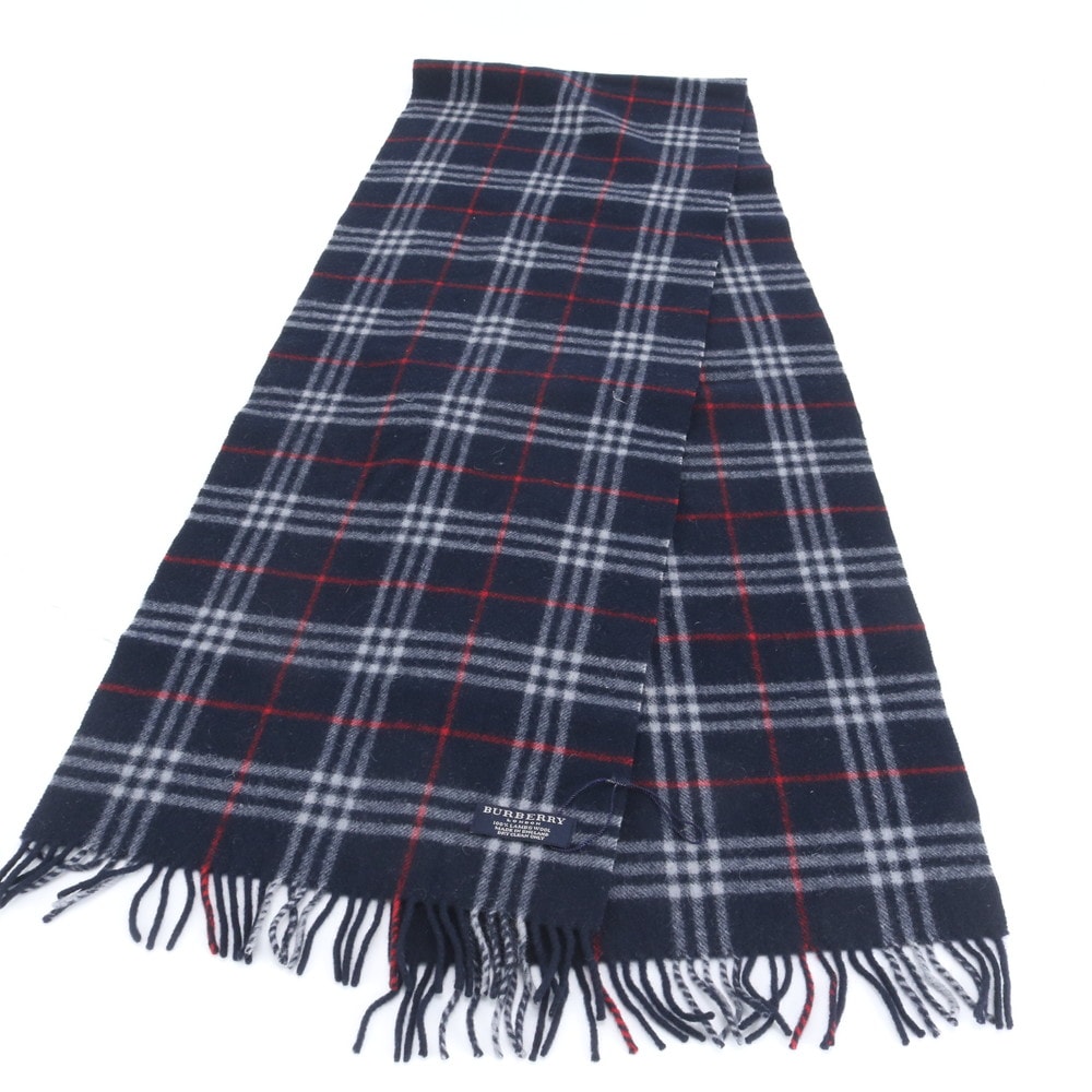 バーバリー フリンジ ストール 秋 冬 ファッション おしゃれマフラー