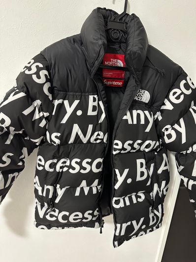 Supreme x The North Face By Any Means Nuptse Jacket "Black"