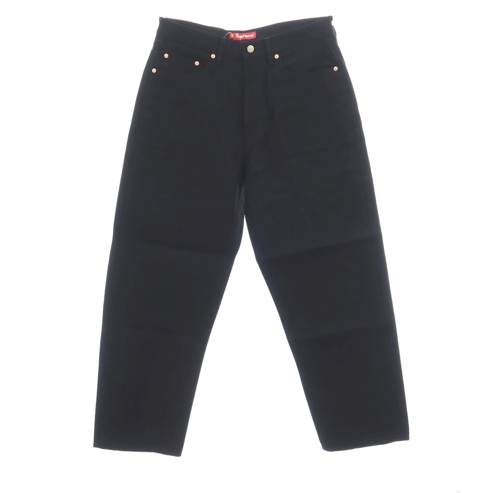 【中古】【未使用】シュプリーム Supreme 2026年春夏 Baggy Selvedge Jean コットン デニムパンツ ブラック【サイズ32】【メンズ】