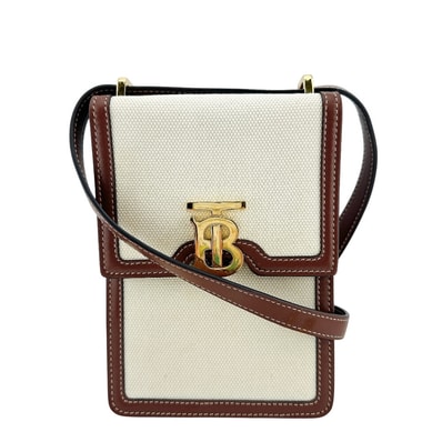バーバリー BURBERRY ショルダーバッグ ロビンバッグ ブラウン