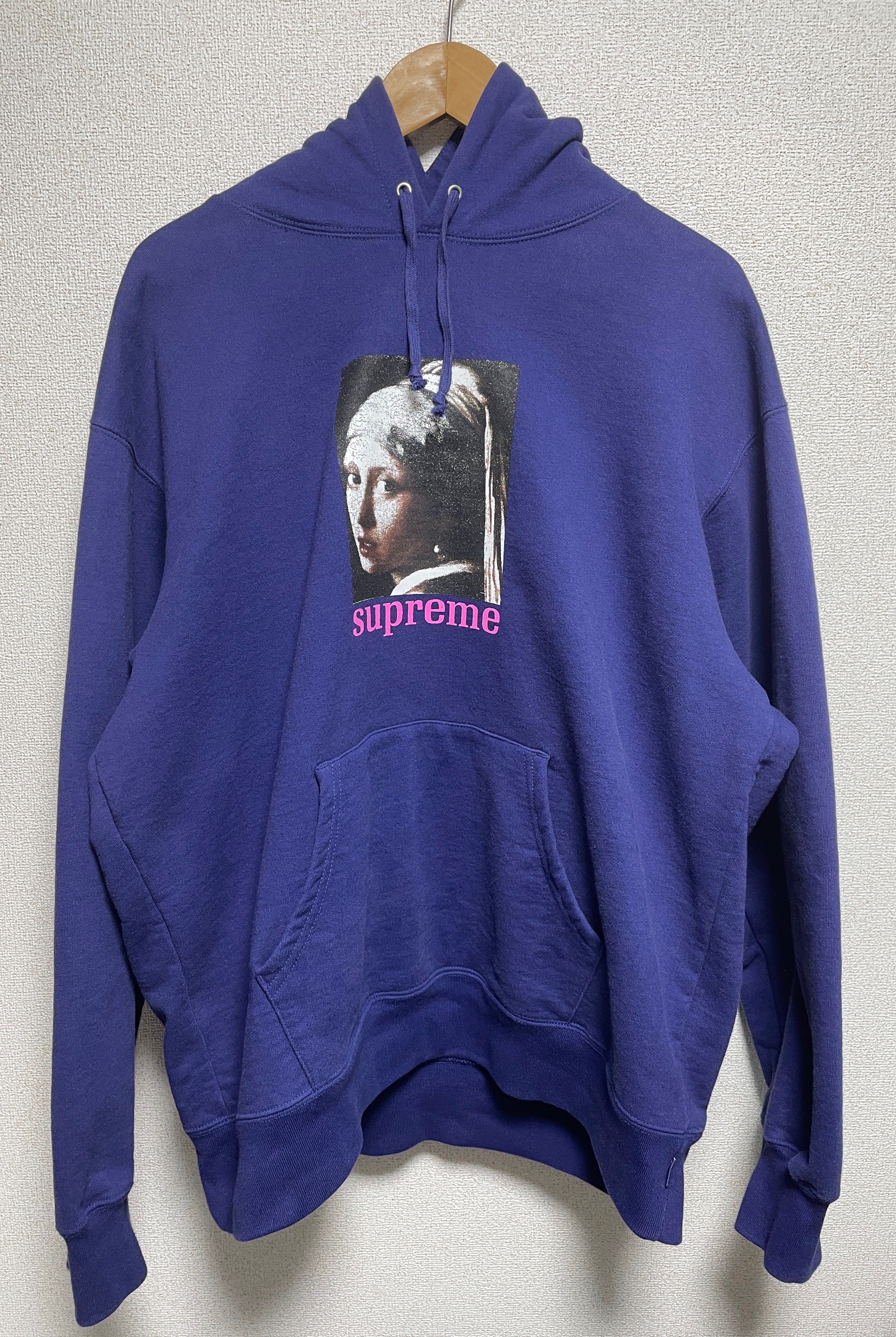 Supreme Pearl Hooded Sweatshirt "Navy"