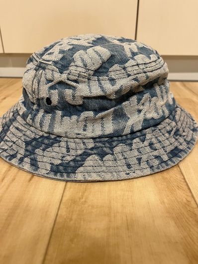 Supreme Fat Tip Jacquard Denim Crusher "Blue"