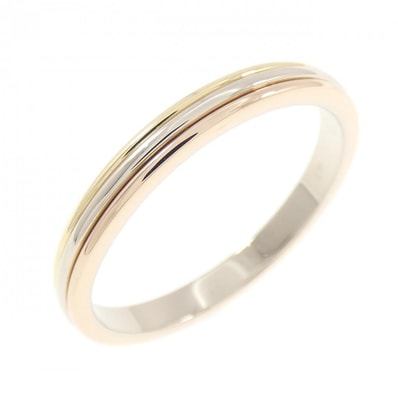 カルティエ スリーゴールドウェディング リング