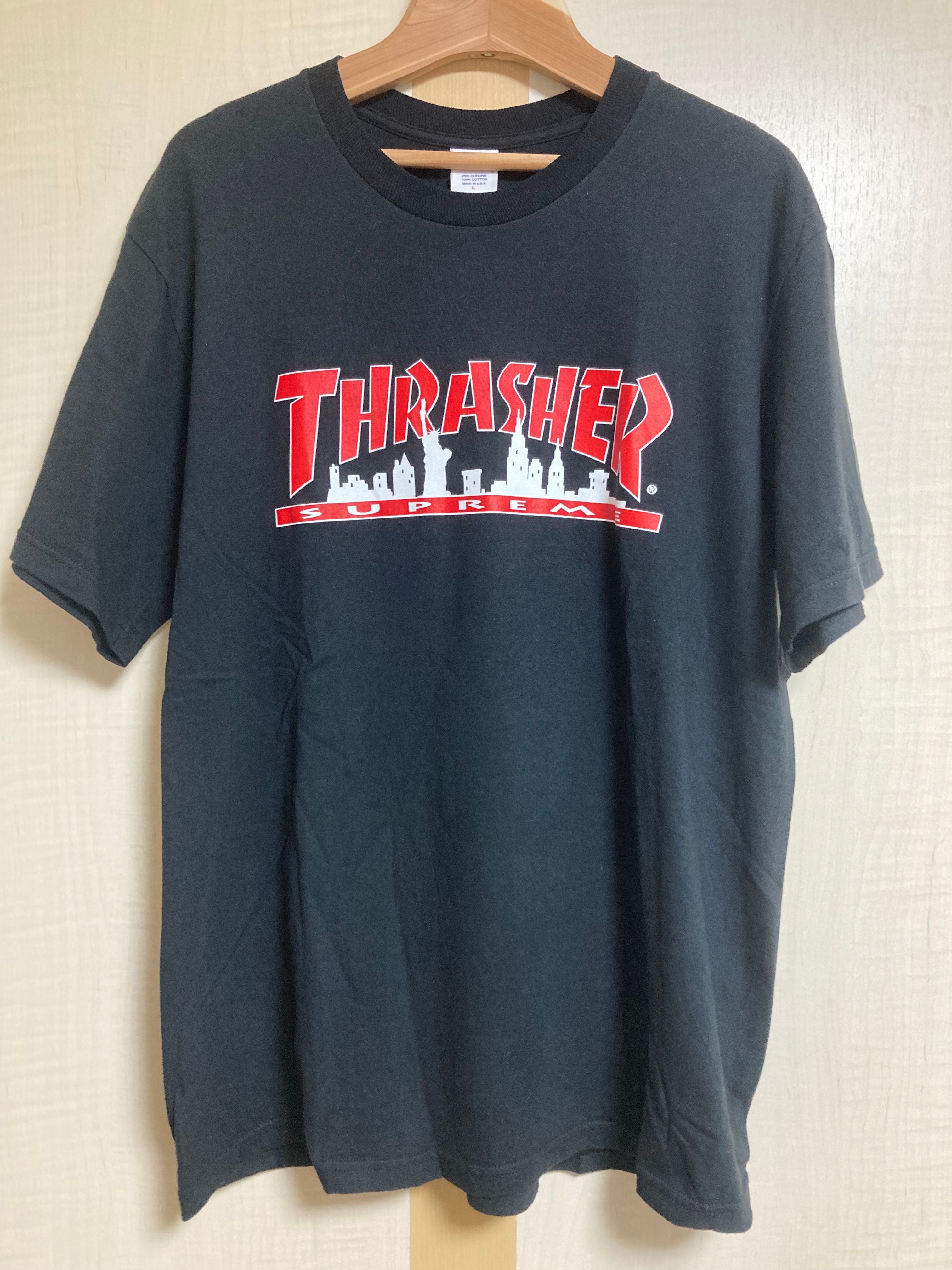Supreme / Thrasher® Skyline Tee "Black"