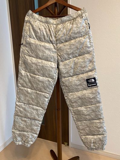 Supreme x The North Face Paper Print Nuptse Pant "White"