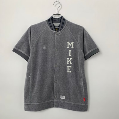 WTAPS velor bench shirt Gray