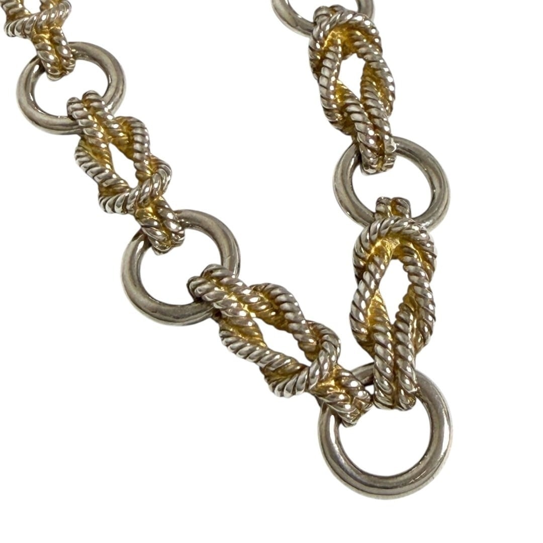 エルメス メンズ レディース オーディエンヌ ネックレス シルバー ゴールド色