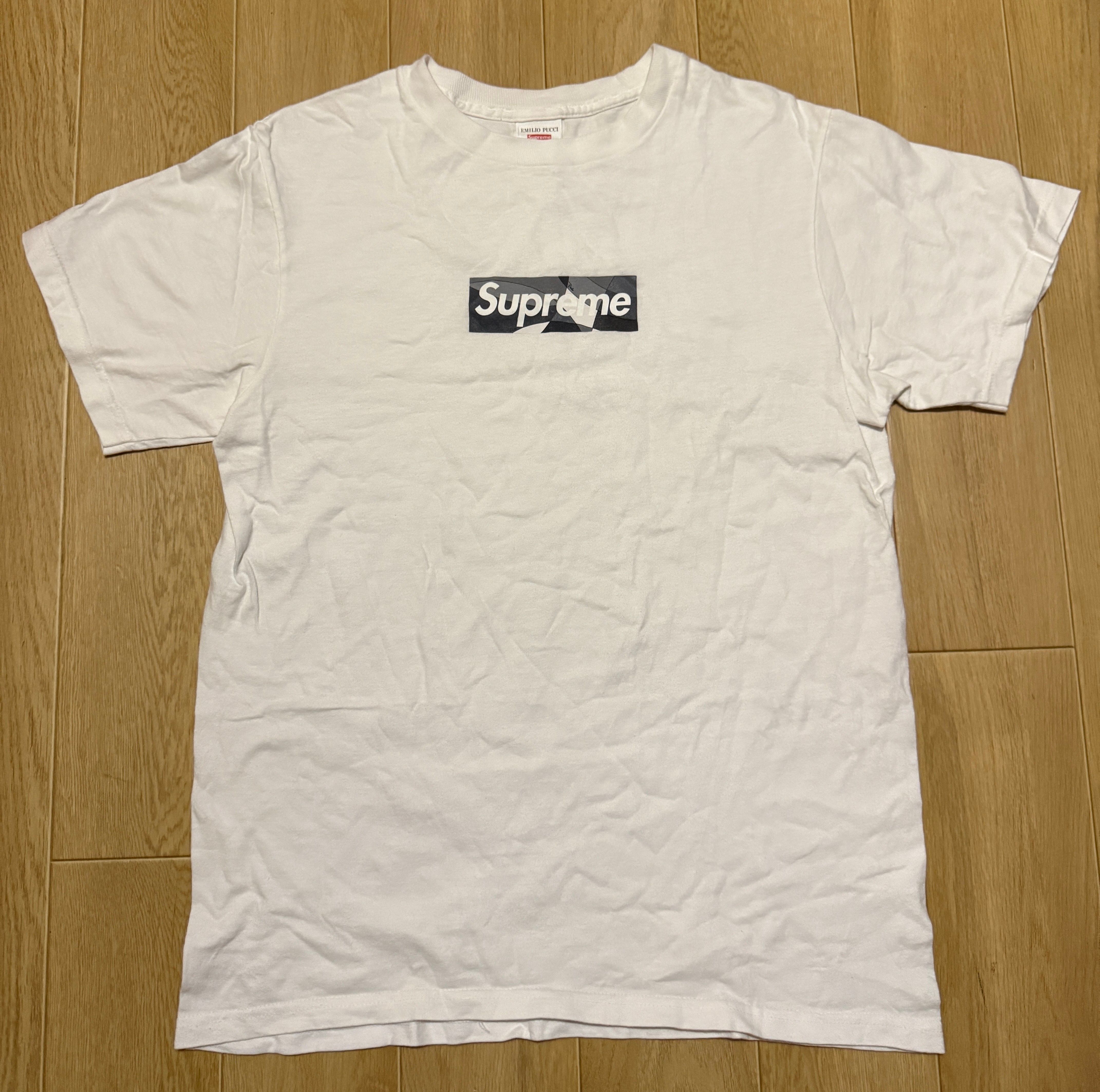 Supreme / Emilio Pucci® Box Logo Tee "White/Black"