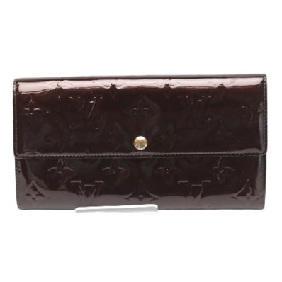 ルイヴィトン LOUIS VUITTON ポルトフォイユサラ M93524 ヴェルニ 長財布