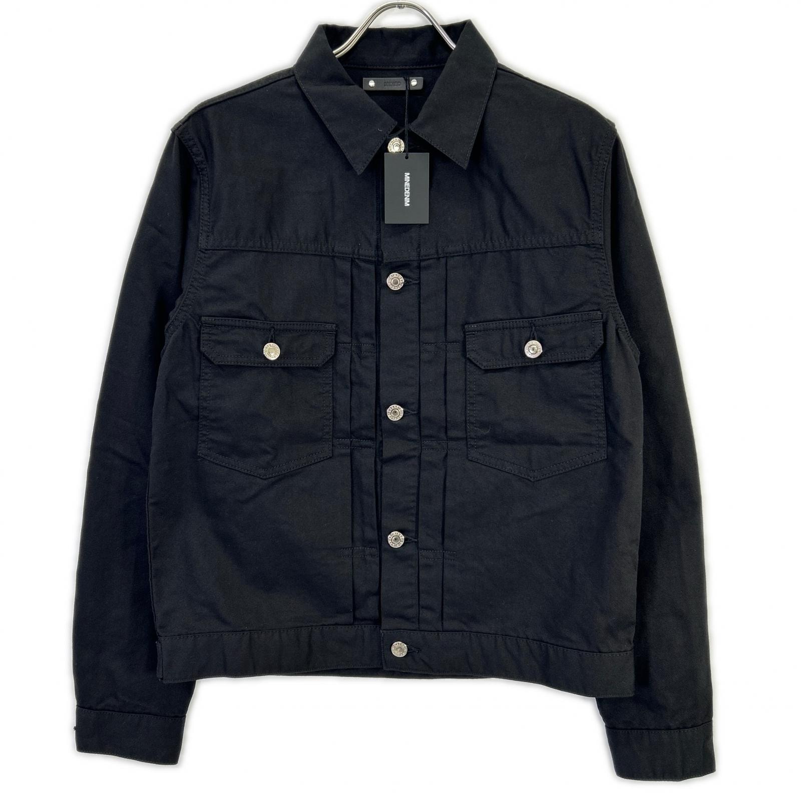 マインデニム GKT-803HSB-99-032 ブラック STR Twill TF-GJKT デニムジャケット 3