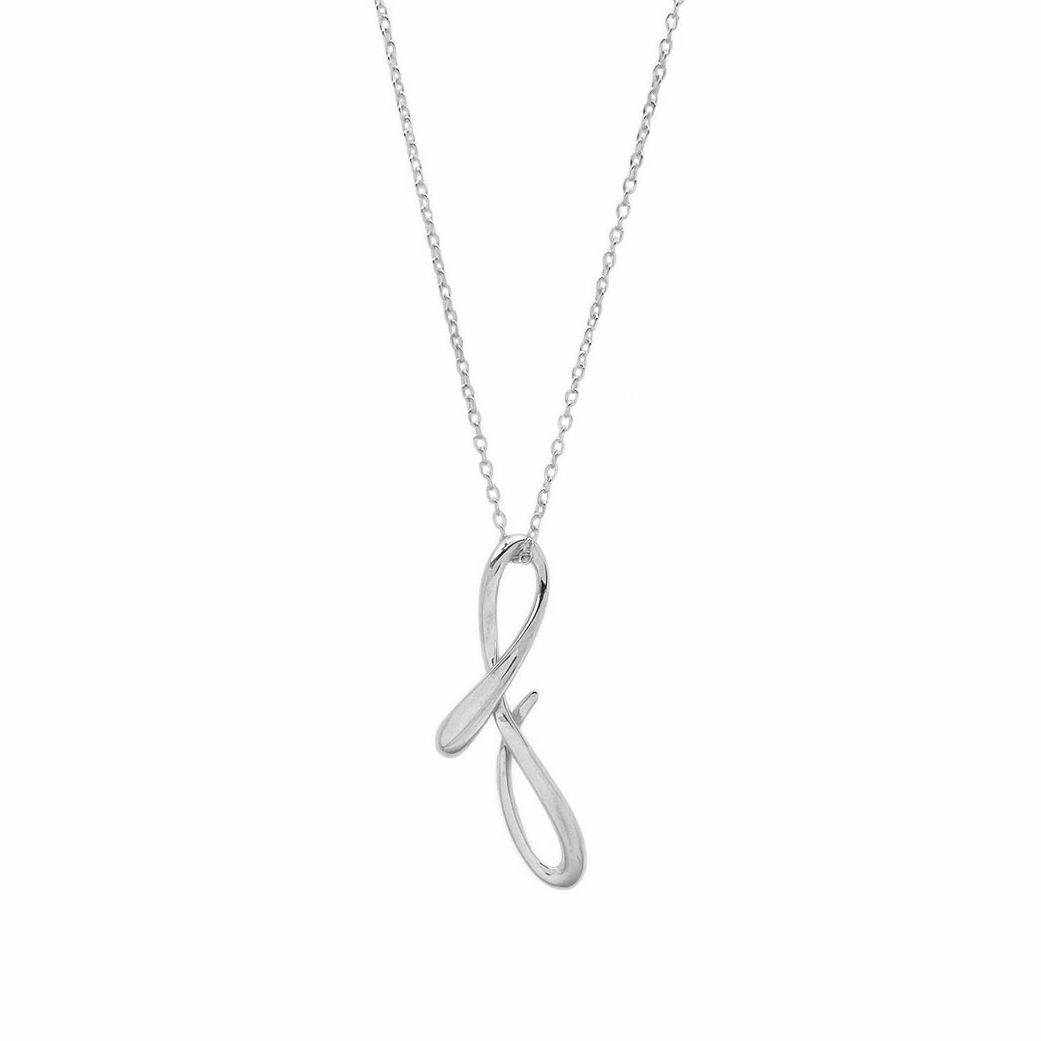 TIFFANY&Co. ティファニー レター F イニシャル ネックレス
 ペンダント エルサペレッティ SV925 シルバー ユニセックス
 【中古】