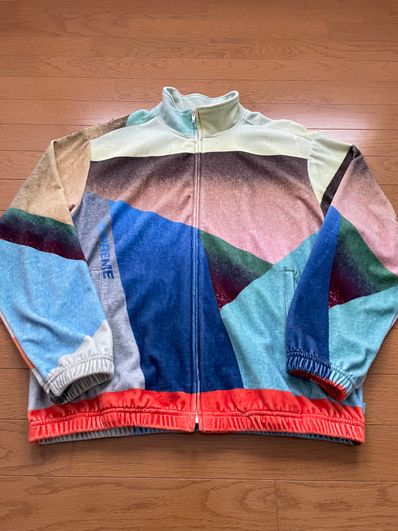 Supreme Geo Velour Track Jacket "Multi"