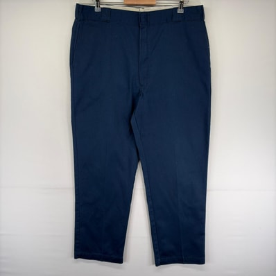 古着 90's/90年代 ディッキーズ Dickies USA製 パンツ チノパン スラックス ワーク 874 大きいサイズ w40 L32 ネイビー系 メンズ