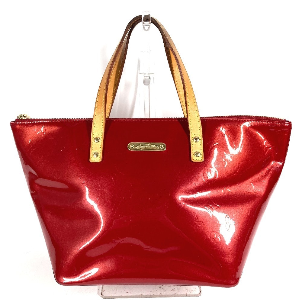 ルイヴィトン LOUIS VUITTON ヴェルビューPM ベルビューPM M93583 モノグラムヴェルニ 肩掛け カバン トートバッグ ショルダーバッグ モノグラムヴェルニキャンバス ポムダムール レッド