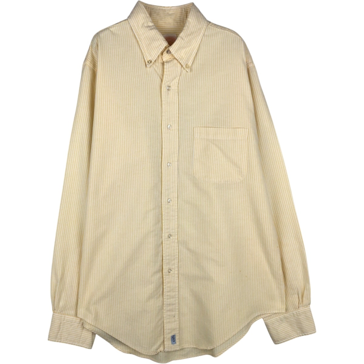 古着 ブルックスブラザーズ Brooks Brothers 長袖 ボタンダウンストライプシャツ USA製 メンズL相当/eaa628827