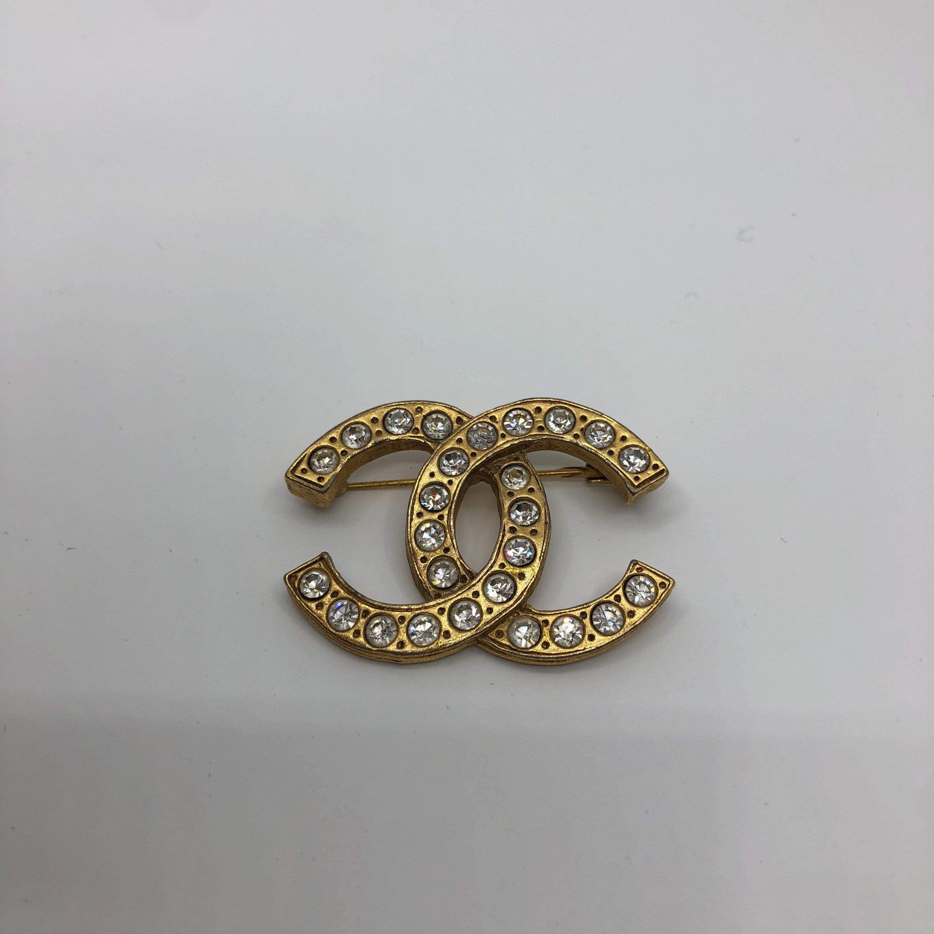 CHANEL Coco Mark Brooch "Gold"