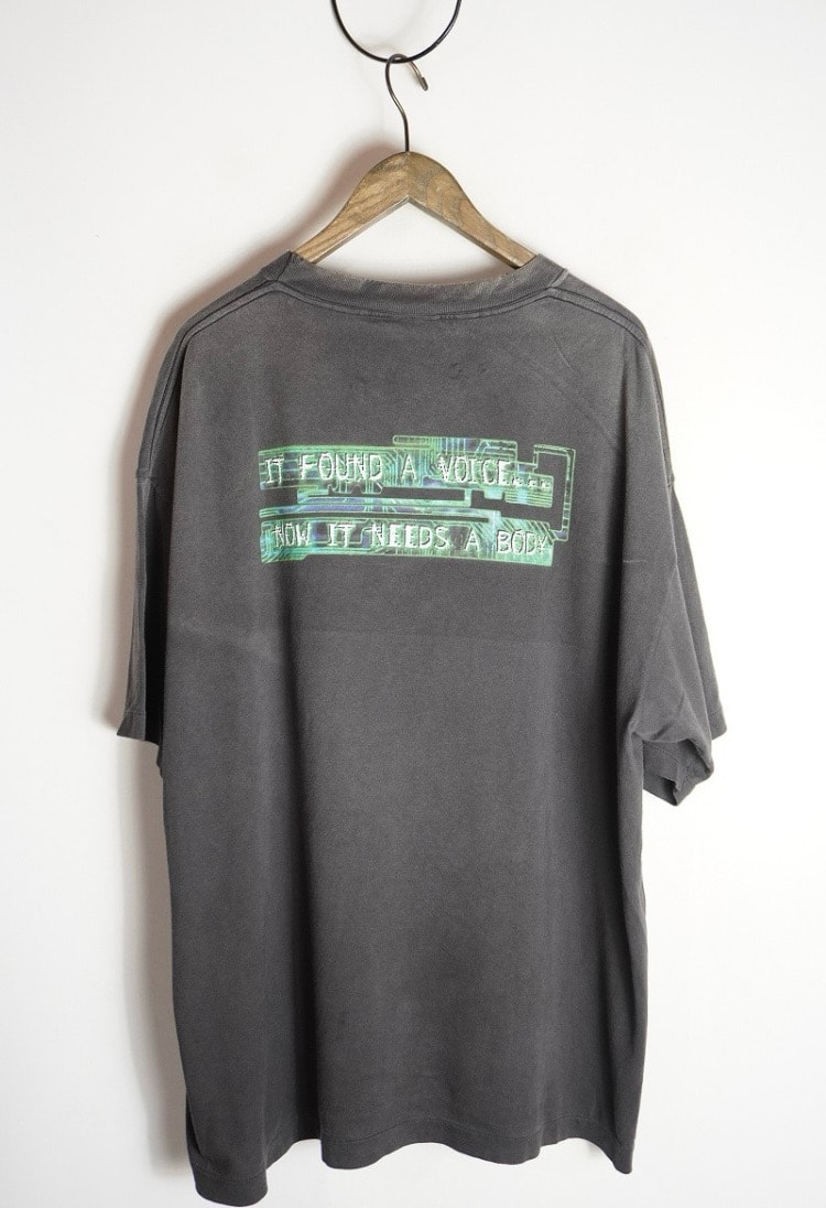 SAINT Mxxxxxx x GHOST IN THE SHELL GS_SS Tee_GITS "Black" SM-YS1-0000-C31