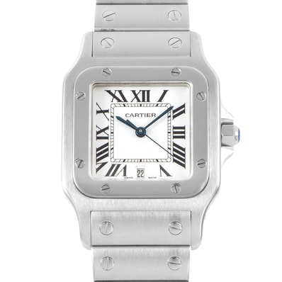 CARTIER カルティエ サントスガルベLM W20060D6 ステンレススチール【中古】