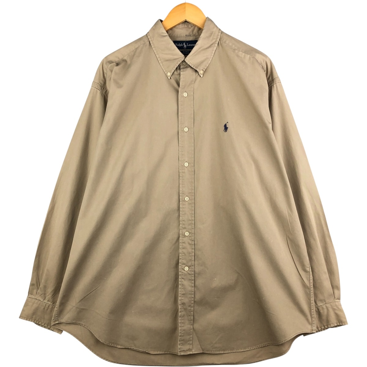 古着 ラルフローレン Ralph Lauren BLAKE 長袖 ボタンダウンシャツ メンズXL相当/eaa591676