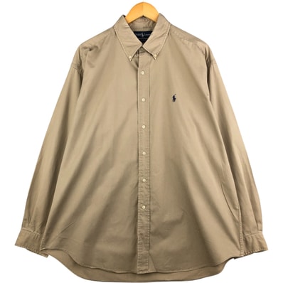 古着 ラルフローレン Ralph Lauren BLAKE 長袖 ボタンダウンシャツ メンズXL相当/eaa591676