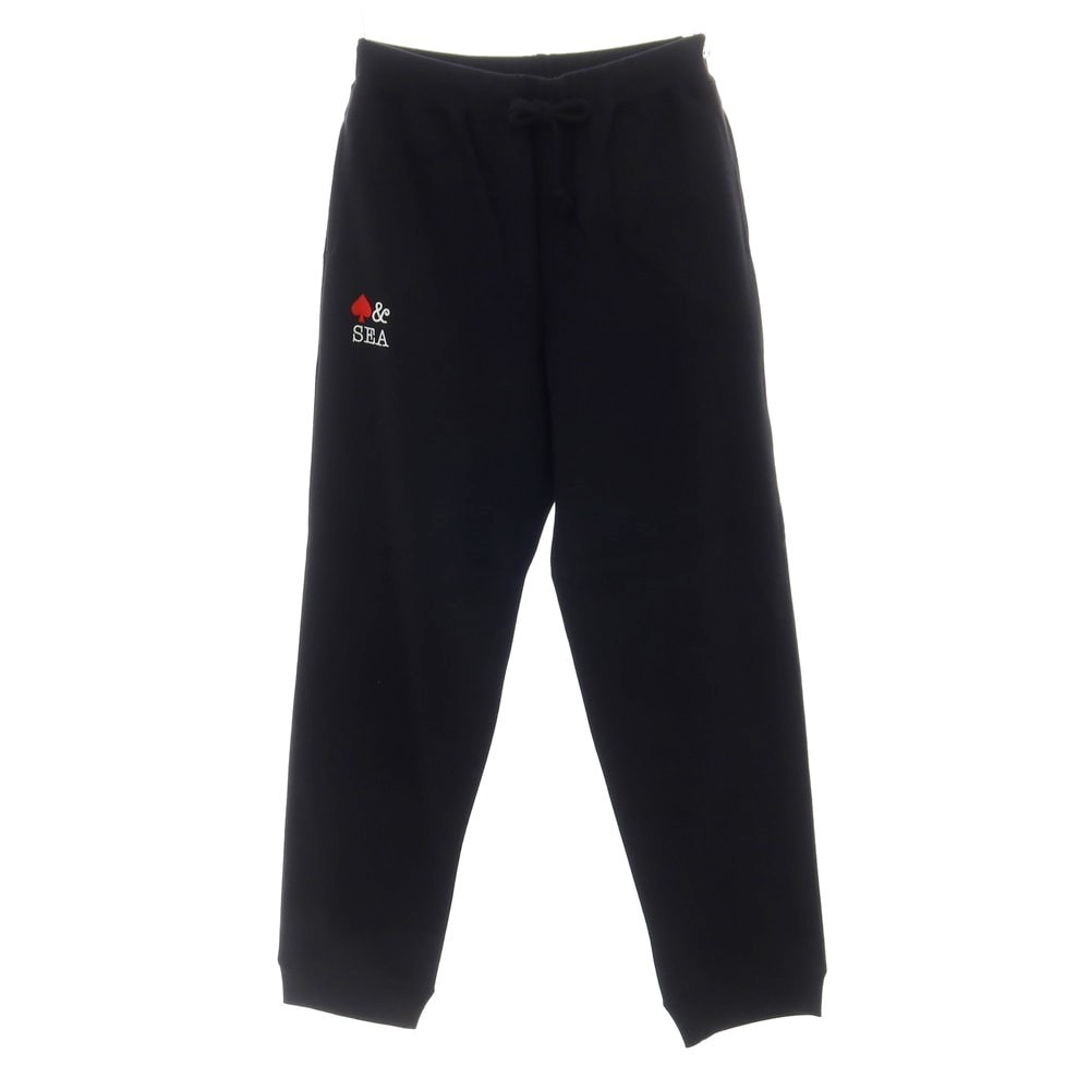 【中古】ウィンダンシー WIND AND SEA 2024年春夏 コットン スウェットパンツ ブラック【サイズM】【メンズ】