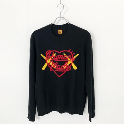 HUMAN MADE x KAWS Made Knit Sweater "Black"