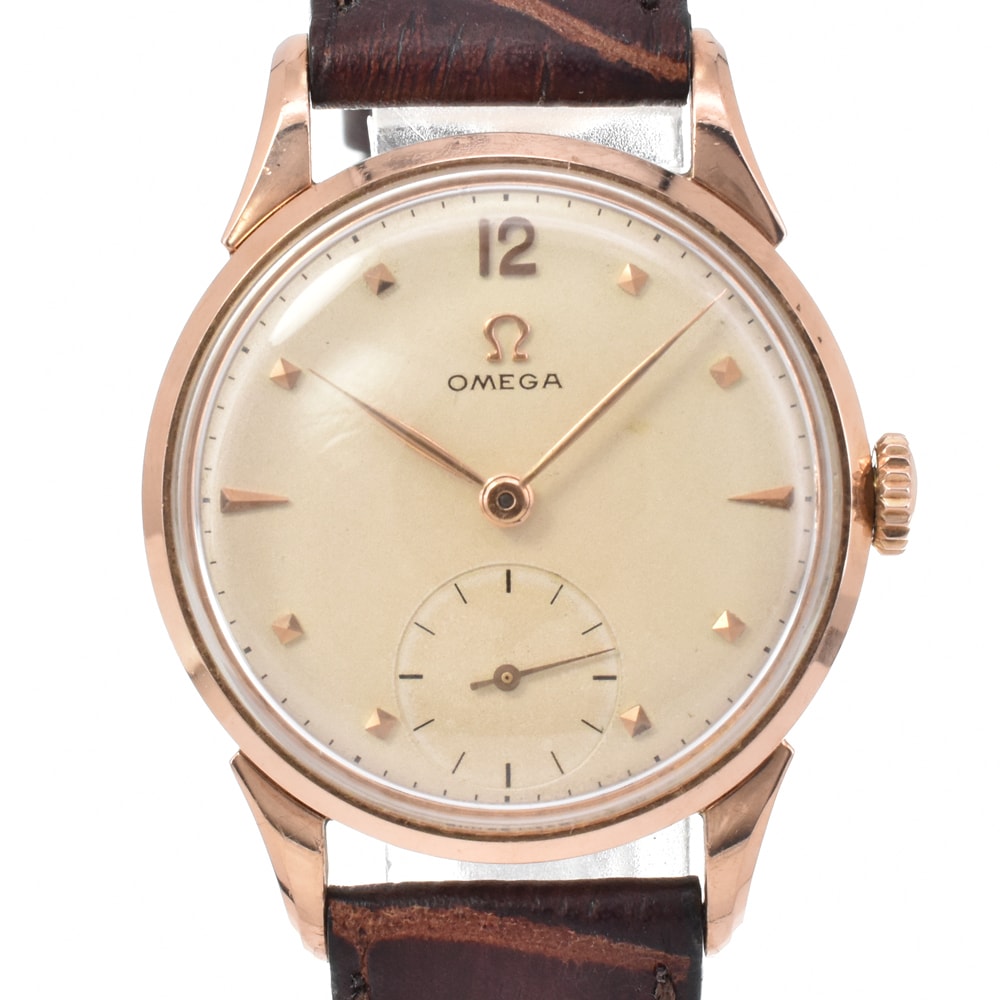 オメガ OMEGA ヴィンテージ K14RG Cal.26.5T3 スモールセコンド 手巻き メンズ 美品 Y#146232