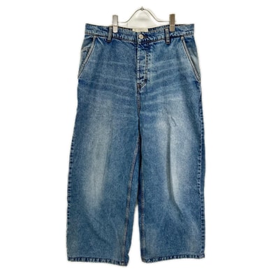 アミアレクサンドルマテュッシ ウォッシュブルー ワイドフィット デニム パンツ 32