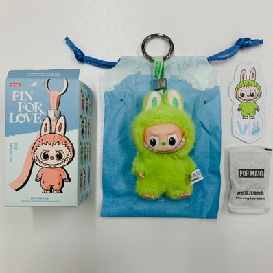 POP MART THE MONSTERS (LABUBU) Pin for Love Series-Vinyl Plush Pendant (N-Z) V