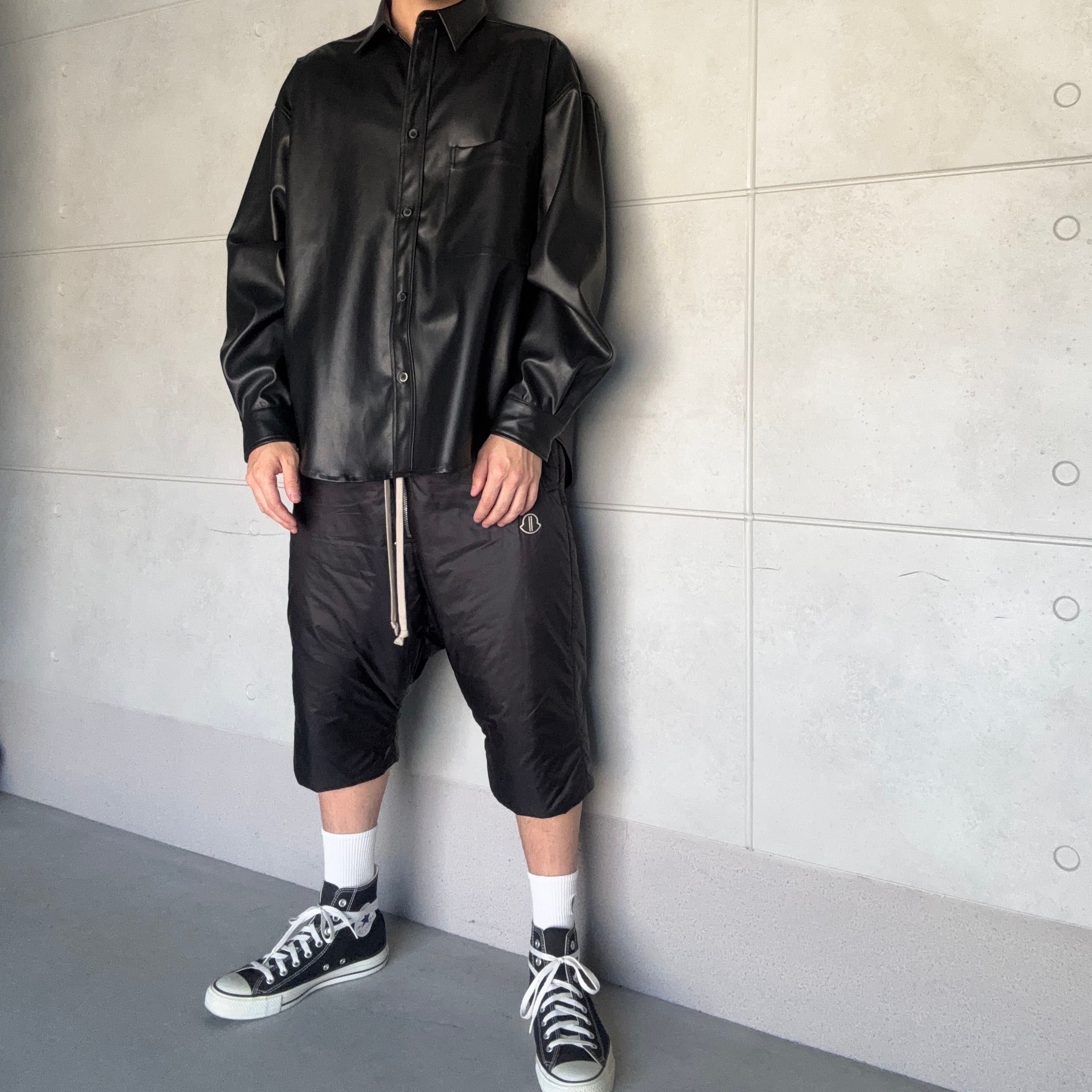 MONCLER×Rick Owens バミューダ パテッドパンツ