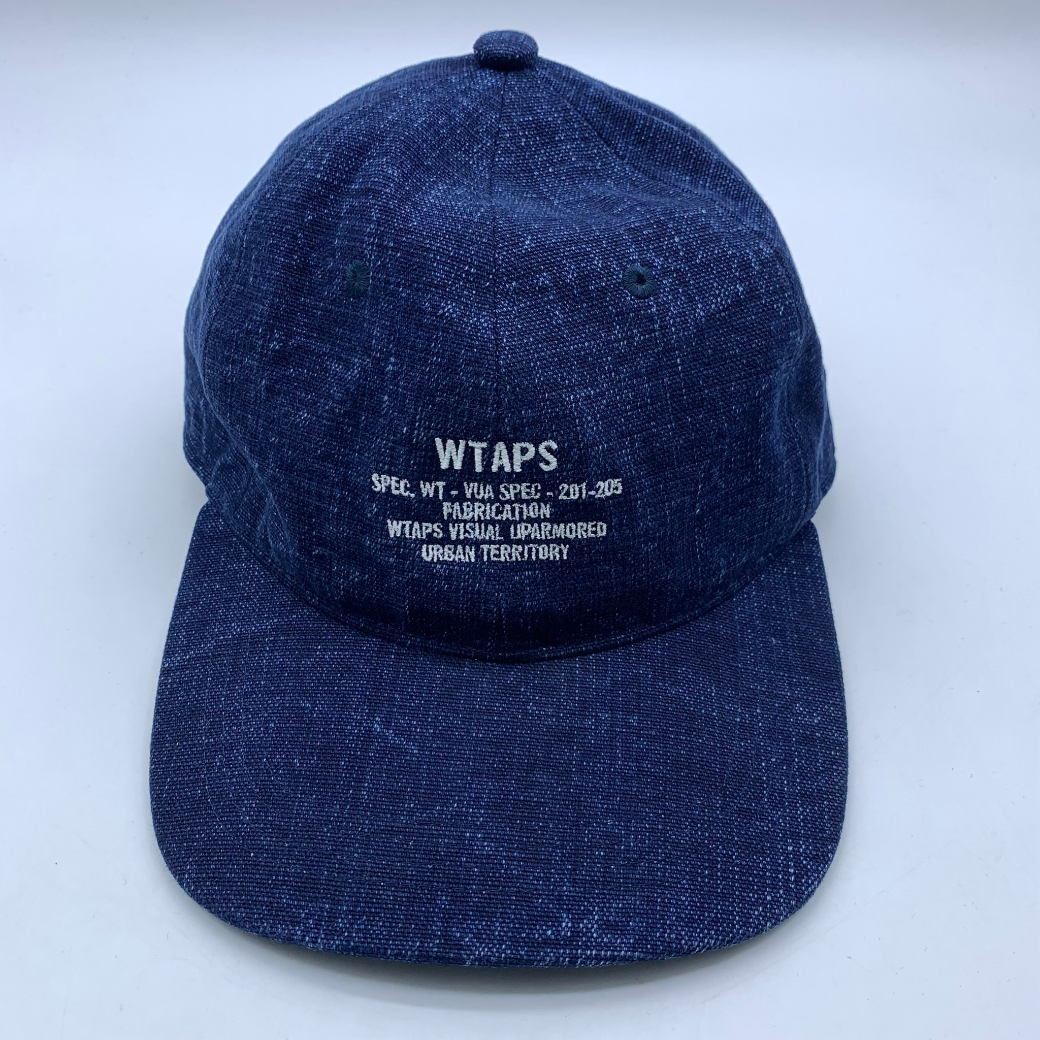 WTAPS T-6H02 CAP / COTTON. OXFORD "Indigo"