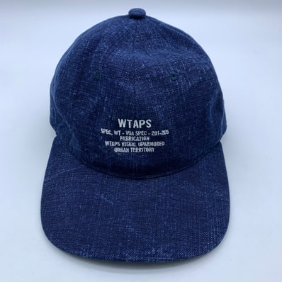WTAPS T-6H02 CAP / COTTON. OXFORD "Indigo"