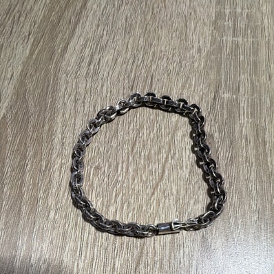 Chrome Hearts Paper Chain Bracelet "Silver"