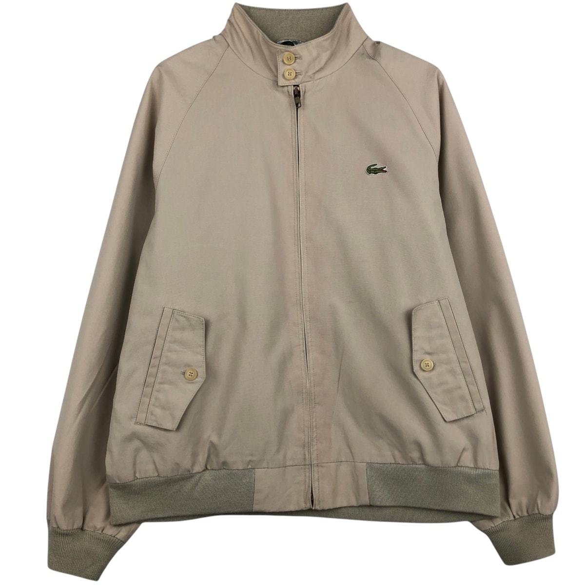 古着 80~90年代 ラコステ LACOSTE IZOD ハリントンジャケット スイングトップ メンズM相当 ヴィンテージ/eaa619298