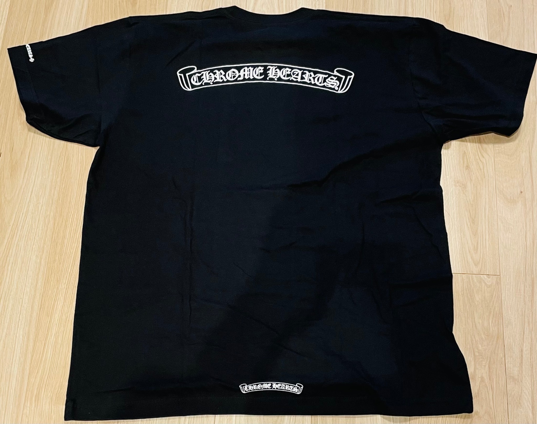Chrome Hearts Scroll Label Print T-Shirt "Black"