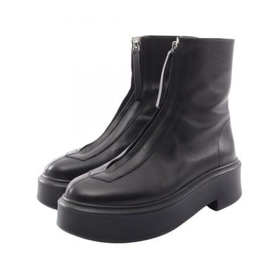 ザ ロウ THE ROW Zipped Boot ブーツ 靴 レザー レディース ブラック系 【中古】